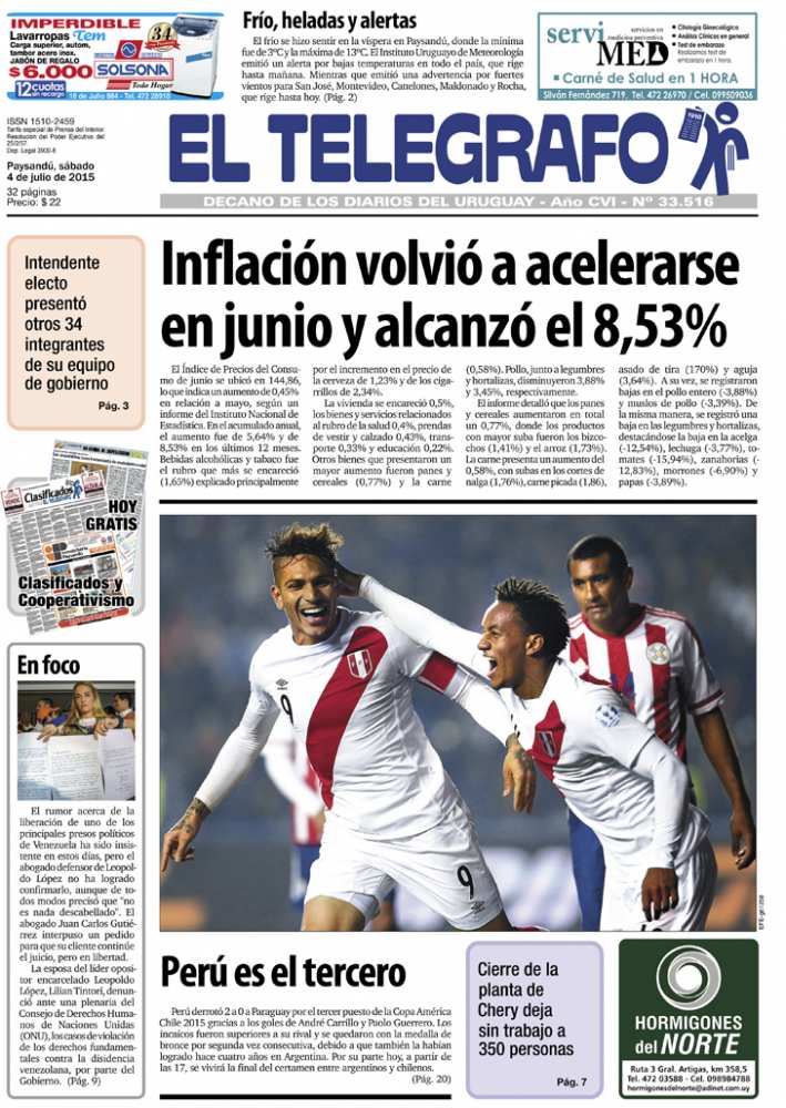 El Telégrafo 04/07/2015