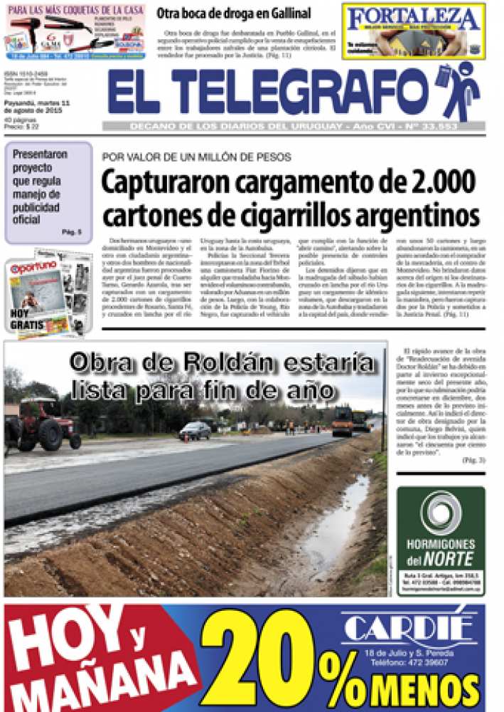 El Telégrafo 11/08/2015