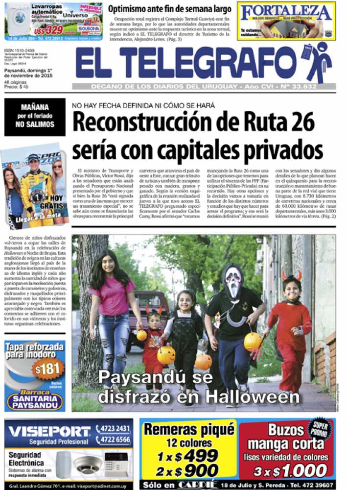 El Telégrafo 01/11/2015