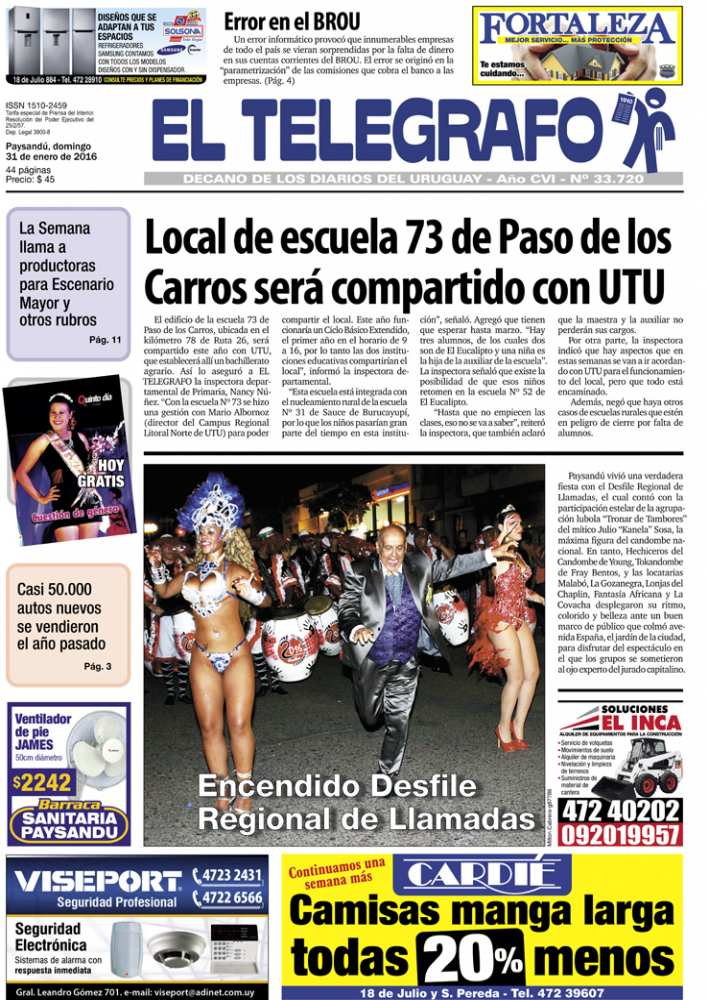 El Telégrafo 31/01/2016